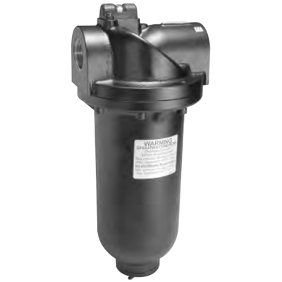 Wilkerson F35 Series Particulate Filter, Port Sizes 1-1/4, 1-1/2, 2; Flows to 1400 SCFM